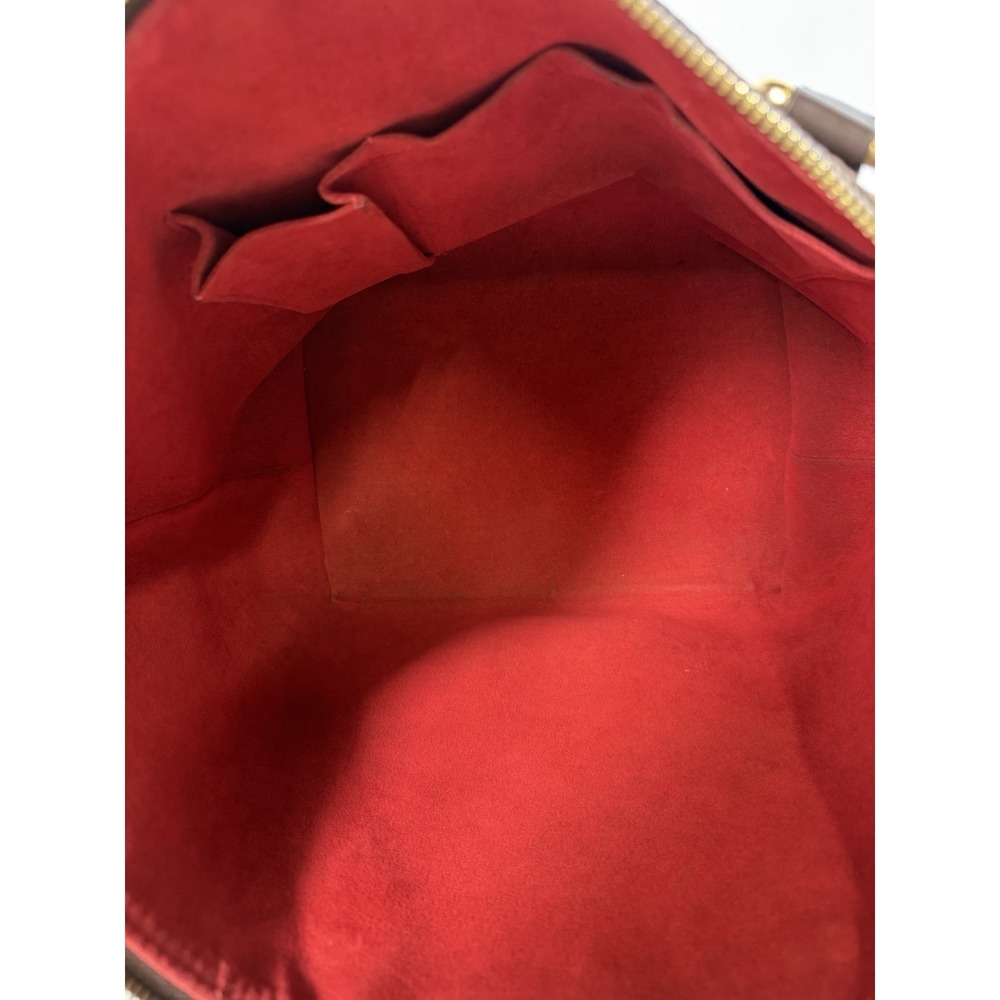 Louis Vuitton Saleya MM Damier Ebene Tote Bag‎ Brown Checkered Zip Top Shoulder - Picture 11 of 13